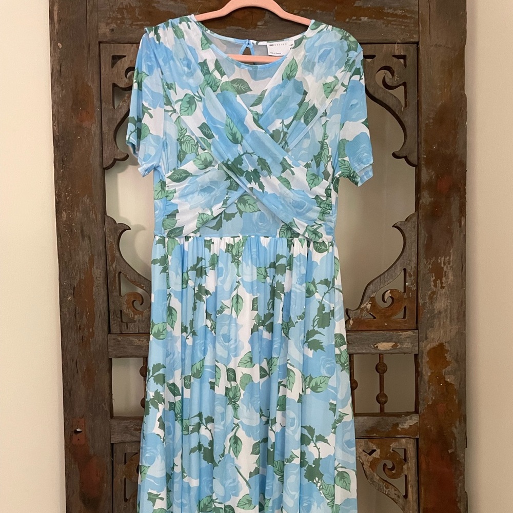 Mesh Midi Dress